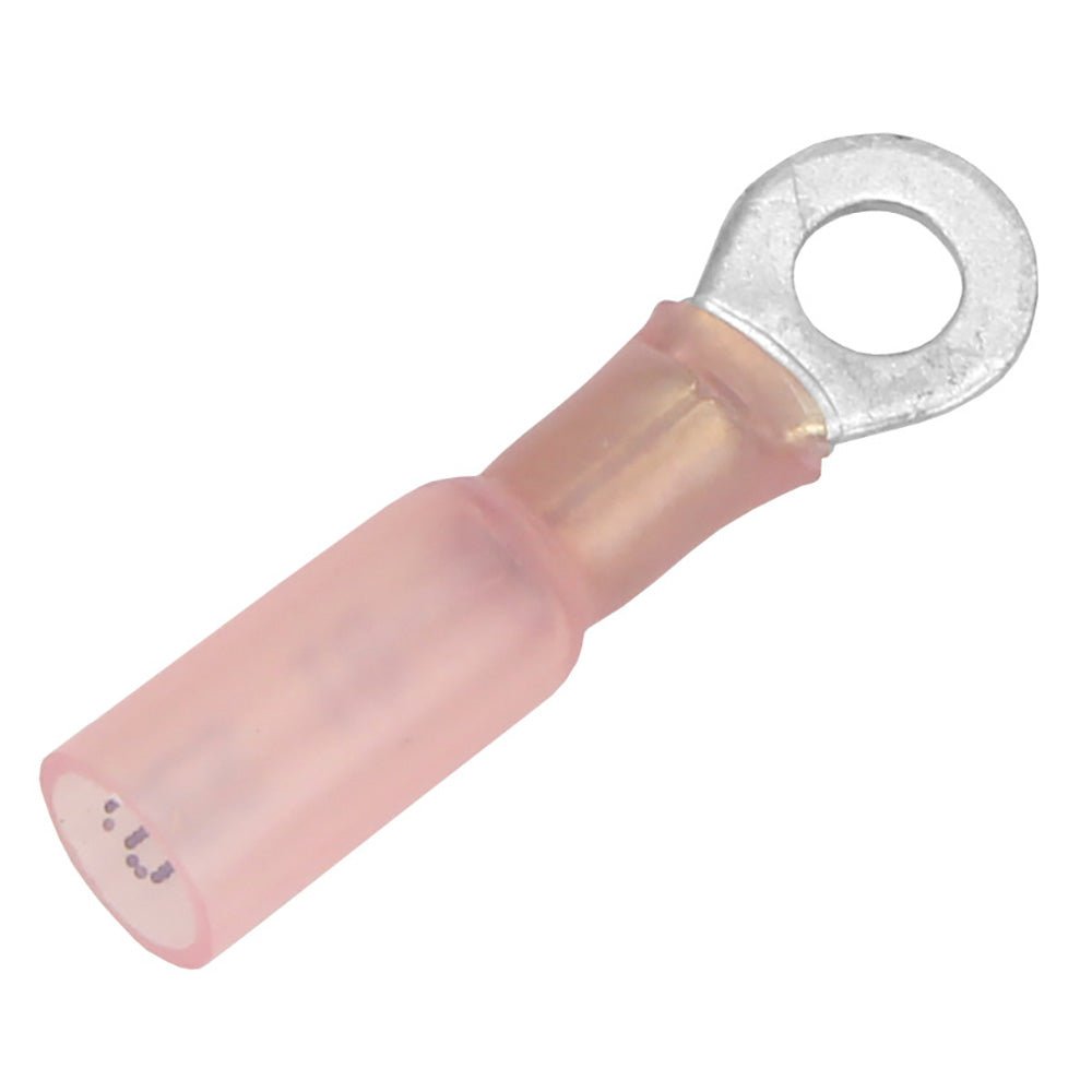 Pacer 22 - 18 AWG Heat Shrink Ring Terminal - 10 Stud Size - 3 Pack - Marine Parts OnlyElectricalPacer Group