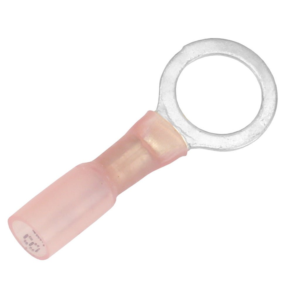Pacer 22 - 18 AWG Heat Shrink Ring Terminal - 3/8" Stud Size - 100 Pack - Marine Parts OnlyElectricalPacer Group