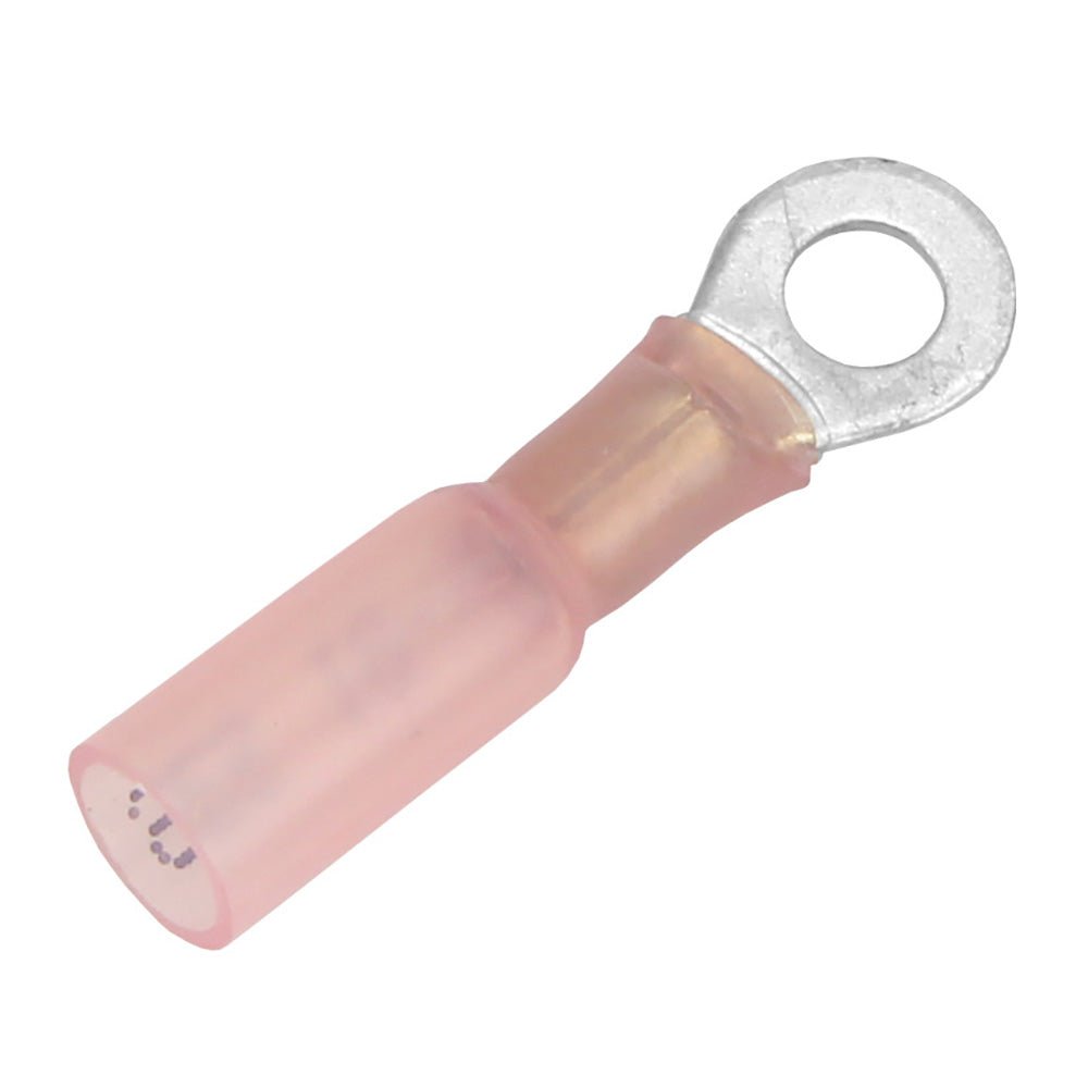 Pacer 22 - 18 AWG Heat Shrink Ring Terminal - 8 Stud Size - 25 Pack - Marine Parts OnlyElectricalPacer Group