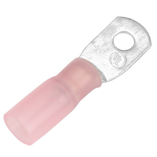 Pacer 8 AWG Heat Shrink Ring Terminal - 10 Stud Size - 25 Pack - Marine Parts OnlyElectricalPacer Group