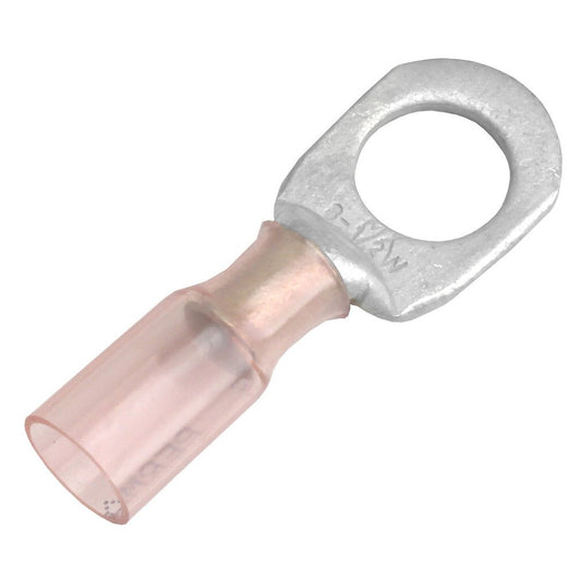 Pacer 8 AWG Heat Shrink Ring Terminal - 1/2" Stud Size - 25 Pack - Marine Parts OnlyElectricalPacer Group