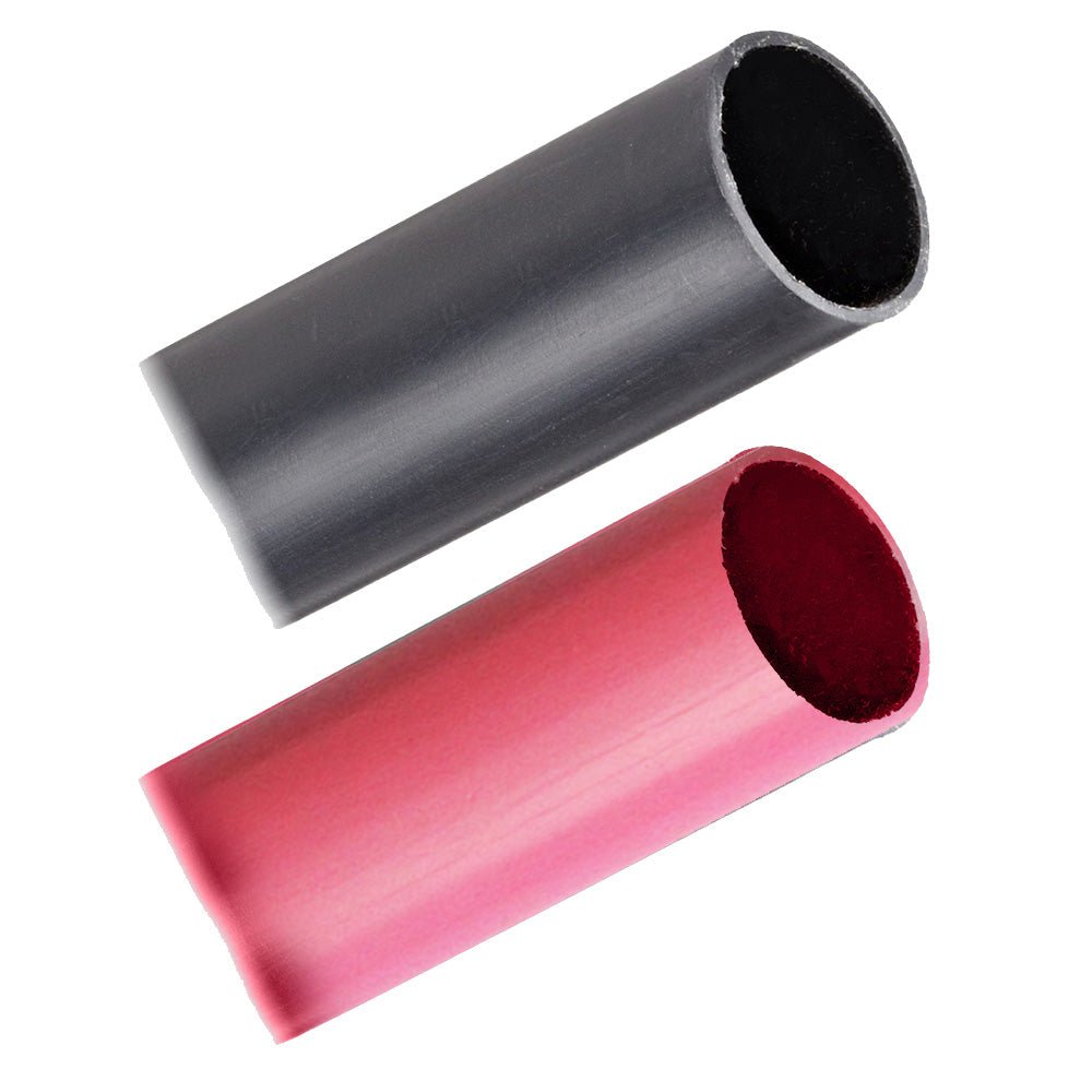 Pacer Battery Cable Heavy Wall Heat Shrink Tubing - 1" x 3" - Black/Red (2 - Pieces Combo Pack) - Marine Parts OnlyElectricalPacer Group