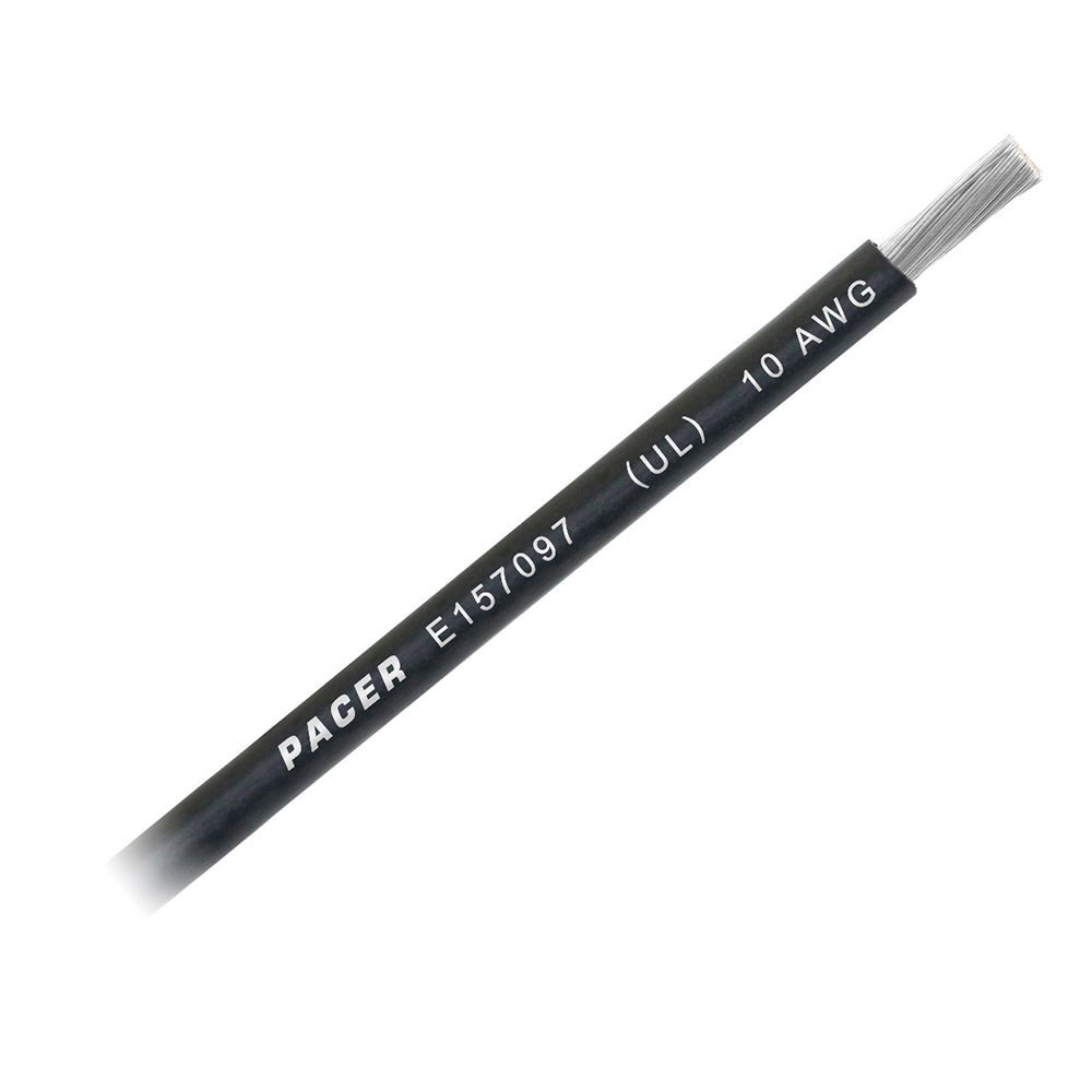 Pacer Black 10 AWG Battery Cable - Sold By The Foot - Marine Parts OnlyElectricalPacer Group