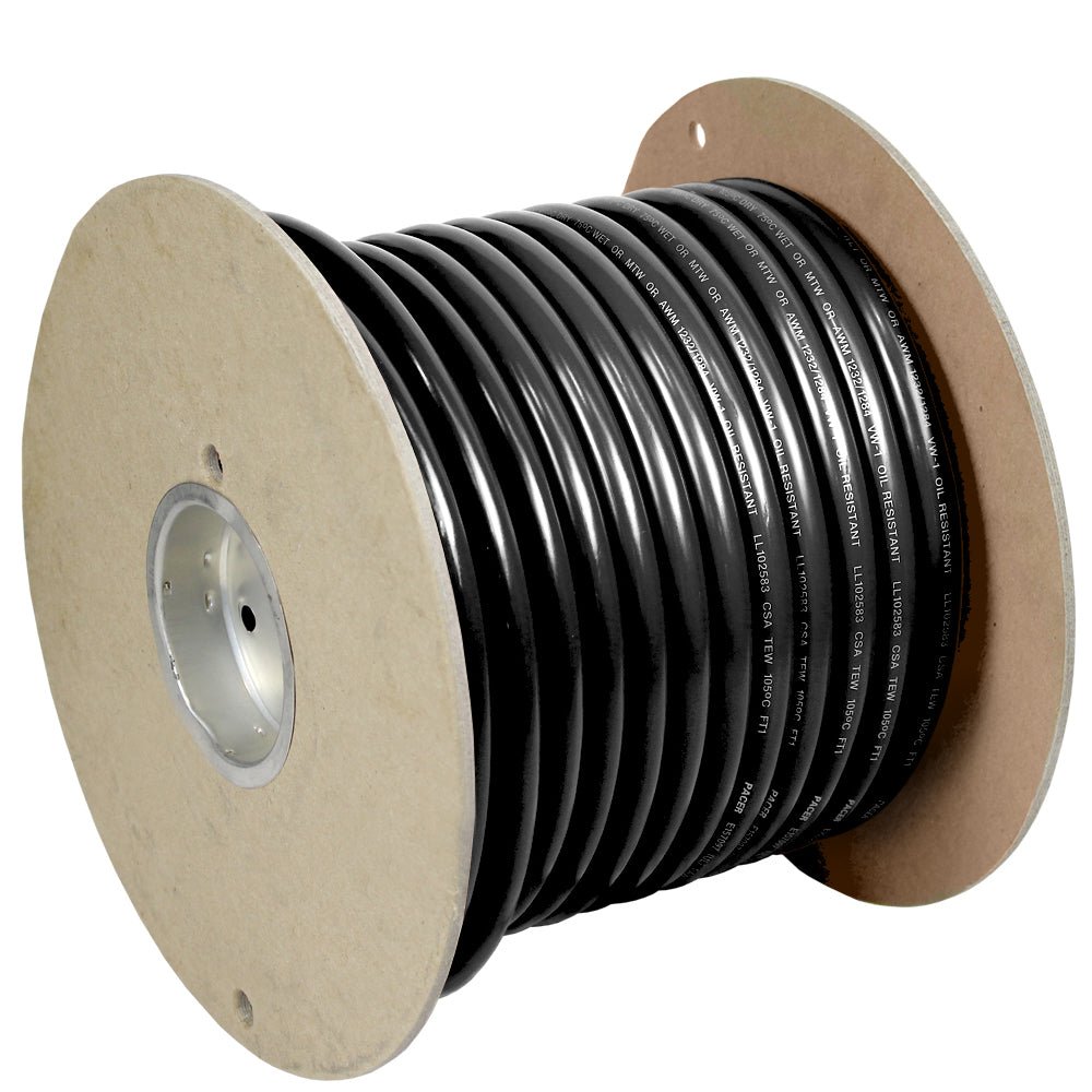 Pacer Black 2/0 AWG Battery Cable - 100&39; - Marine Parts OnlyElectricalPacer Group