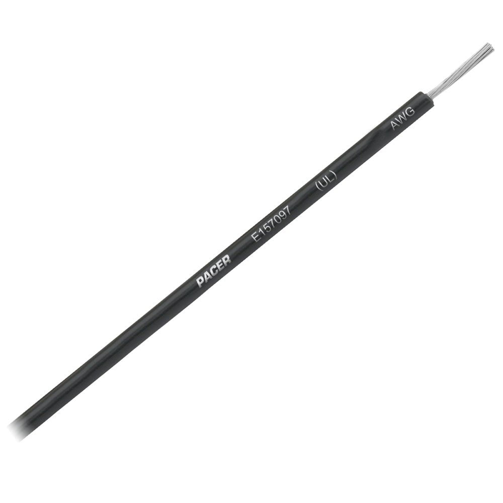 Pacer Black 8 AWG Primary Wire - 25&39; - Marine Parts OnlyElectricalPacer Group