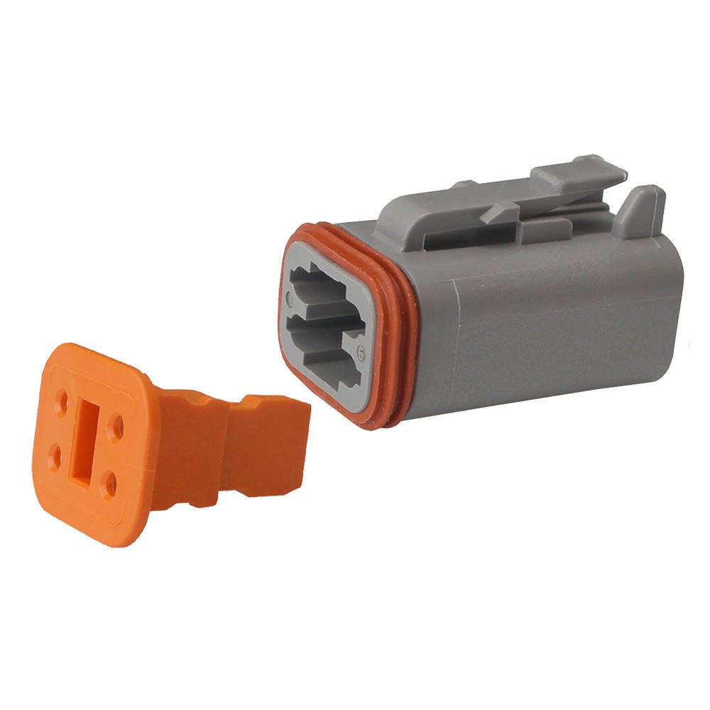 Pacer Deutsch DT Plug &amp; Wedge Lock Kit - 4 Position - 10 Pack - Marine Parts OnlyElectricalPacer Group