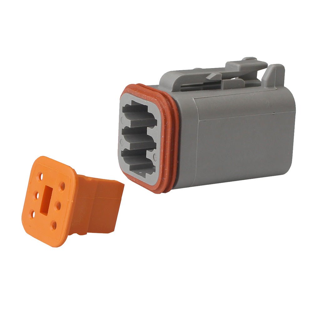 Pacer Deutsch DT Plug &amp; Wedge Lock Kit - 6 Position - 5 Pack - Marine Parts OnlyElectricalPacer Group