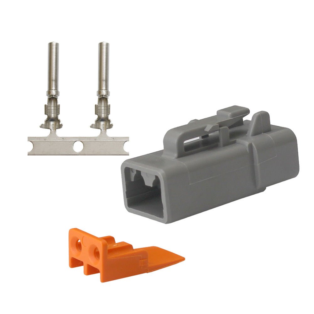 Pacer DTP Deutsch Plug Repair Kit - 14 - 12 AWG (2 Position) - Marine Parts OnlyElectricalPacer Group