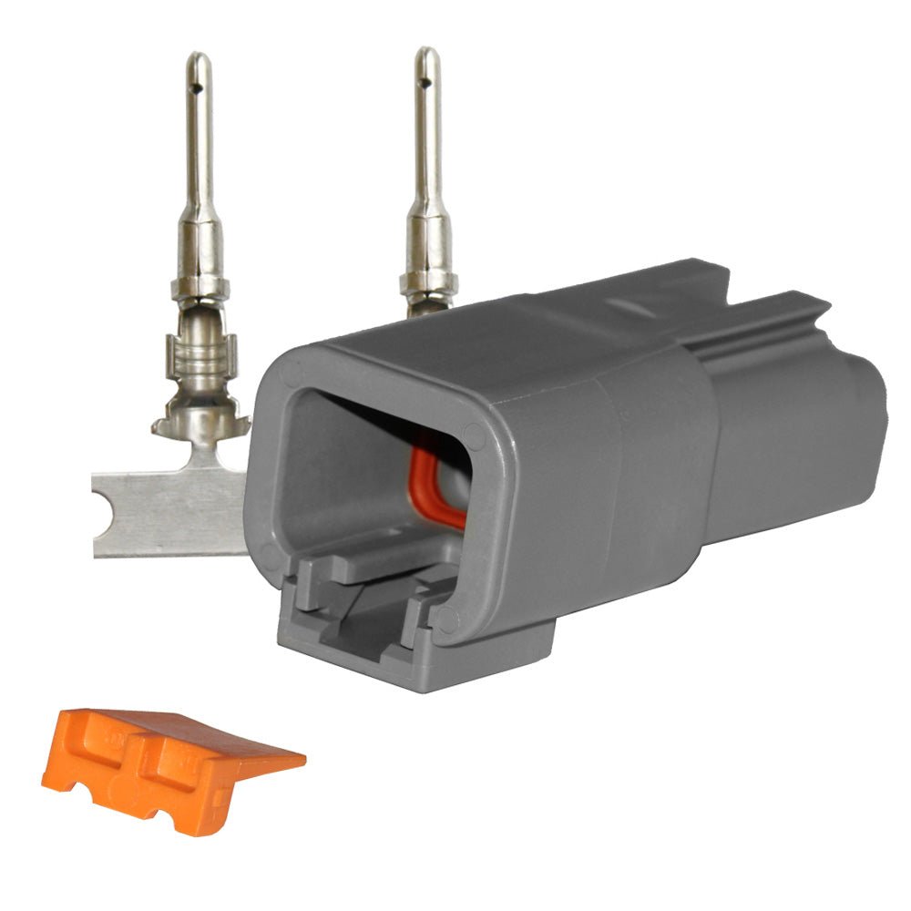 Pacer DTP Deutsch Receptacle Repair Kit - 14 - 12 AWG (2 Position) - Marine Parts OnlyElectricalPacer Group