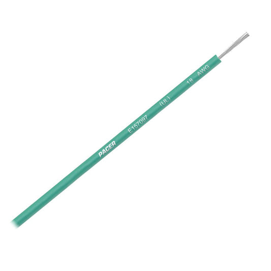 Pacer Green 18 AWG UL Marine Wire - 35' - Marine Parts OnlyElectricalPacer Group