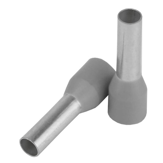 Pacer Grey 12 AWG Wire Ferrule - 10mm Length - 25 Pack - Marine Parts OnlyElectricalPacer Group