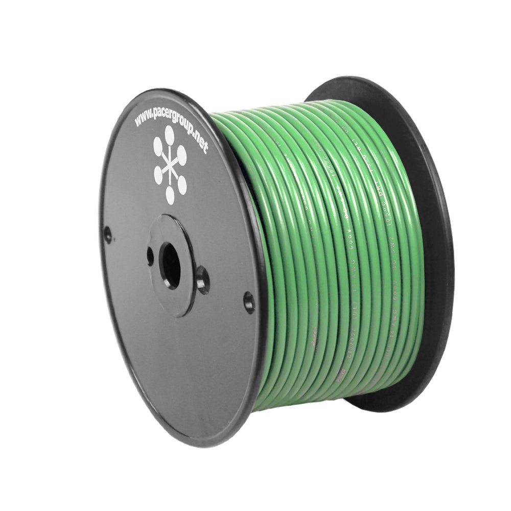 Pacer Light Green 16 AWG Primary Wire - 100&39; - Marine Parts OnlyElectricalPacer Group