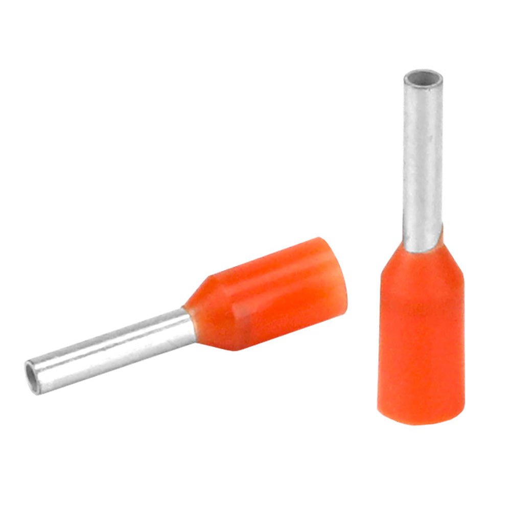 Pacer Orange 20 - 22 AWG Wire Ferrule - 6mm Length - 25 Pack - Marine Parts OnlyElectricalPacer Group