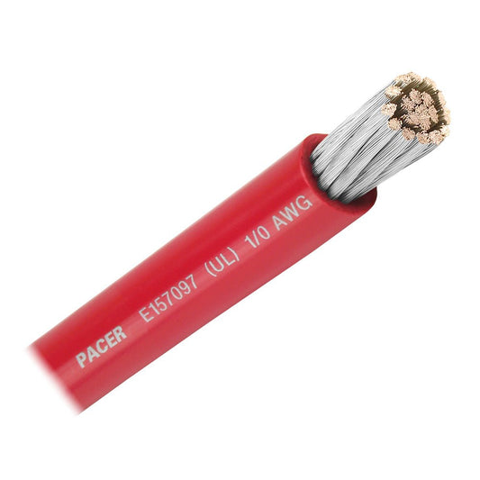 Pacer Red 1/0 AWG Battery Cable - 50' - Marine Parts OnlyElectricalPacer Group