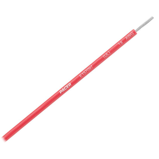 Pacer Red 18 AWG UL Marine Wire - 35' - Marine Parts OnlyElectricalPacer Group
