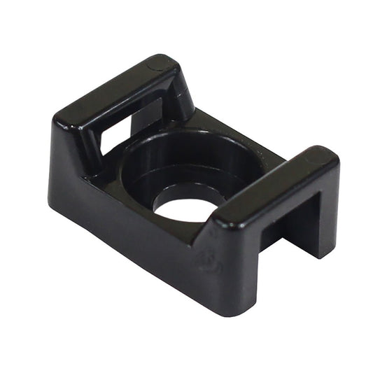 Pacer Screw Down Cable Tie Mount - 8 Screw Mount Method - Black - 100 Pack - Marine Parts OnlyElectricalPacer Group