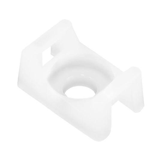 Pacer Screw Down Cable Tie Mount - 8 Screw Mount Method - Natural Color - 100 Pack - Marine Parts OnlyElectricalPacer Group