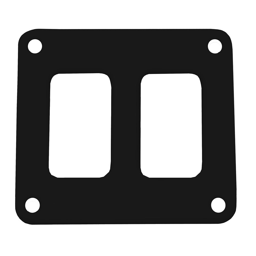 Pacer Switch Panel - 2 Switch &amp; 1 Row - 3" x 2.75" - Black Powder Coated Aluminum - Marine Parts OnlyElectricalPacer Group