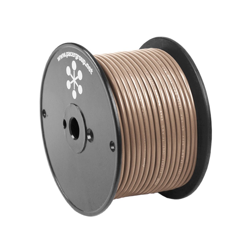 Pacer Tan 14 AWG Primary Wire - 100&39; - Marine Parts OnlyElectricalPacer Group