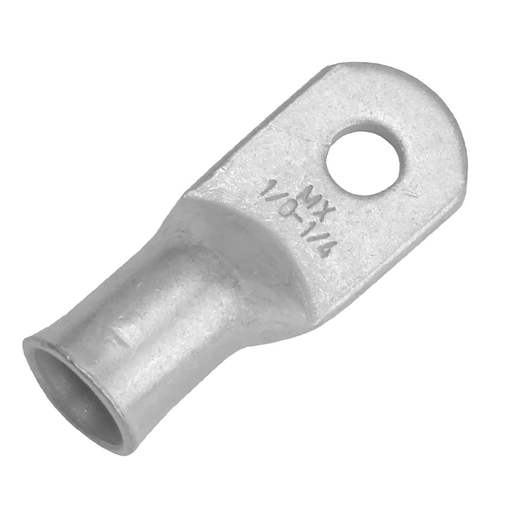 Pacer Tinned Lug 1/0 AWG - 1/4" Stud Size - 10 Pack - Marine Parts OnlyElectricalPacer Group