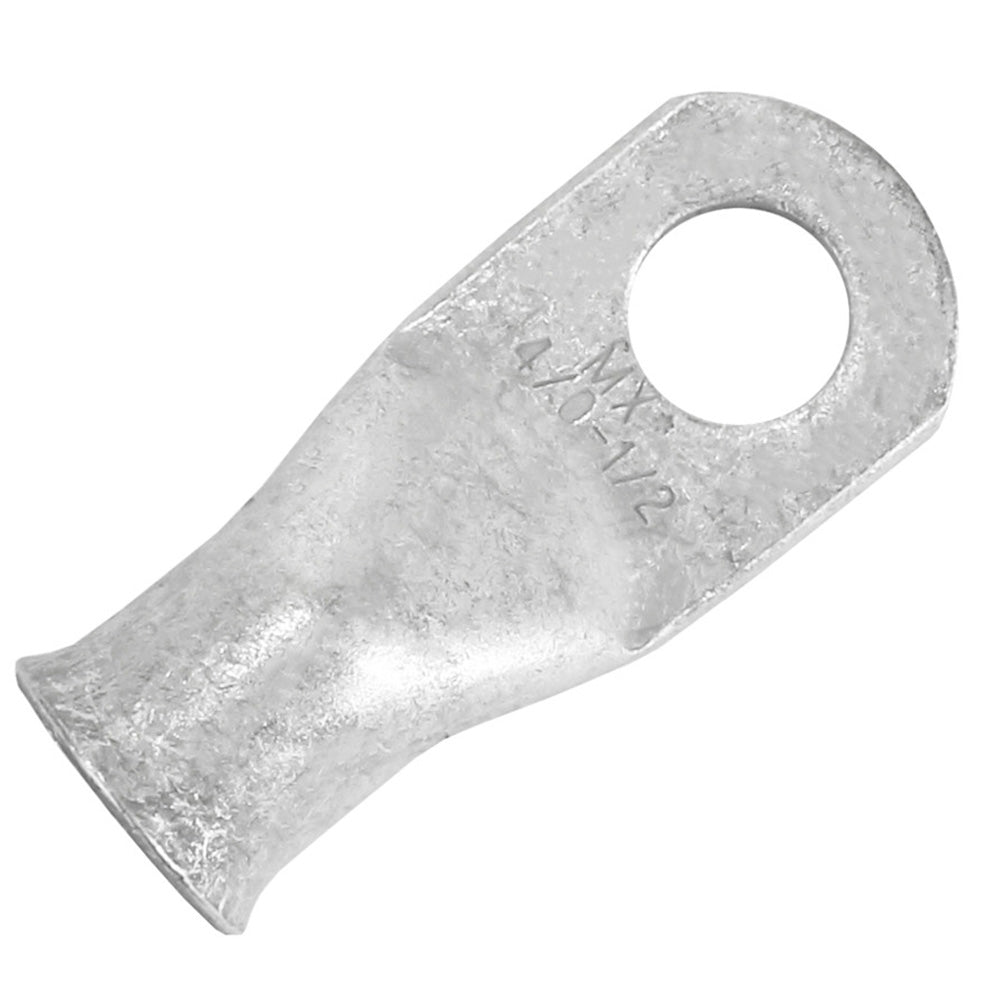 Pacer Tinned Lug 4/0 AWG - 1/2" Stud Size - 10 Pack - Marine Parts OnlyElectricalPacer Group