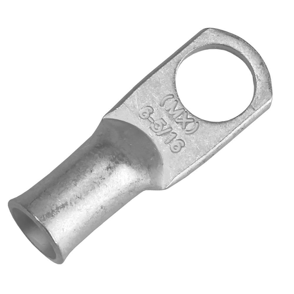 Pacer Tinned Lug 6 AWG - 5/16" Stud Size - 10 Pack - Marine Parts OnlyElectricalPacer Group