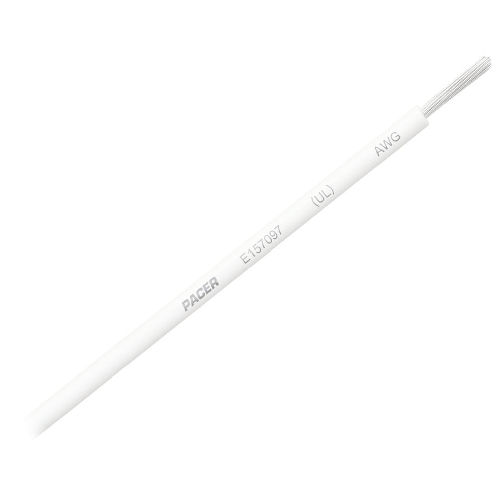 Pacer White 10 AWG Primary Wire - 25&39; - Marine Parts OnlyElectricalPacer Group