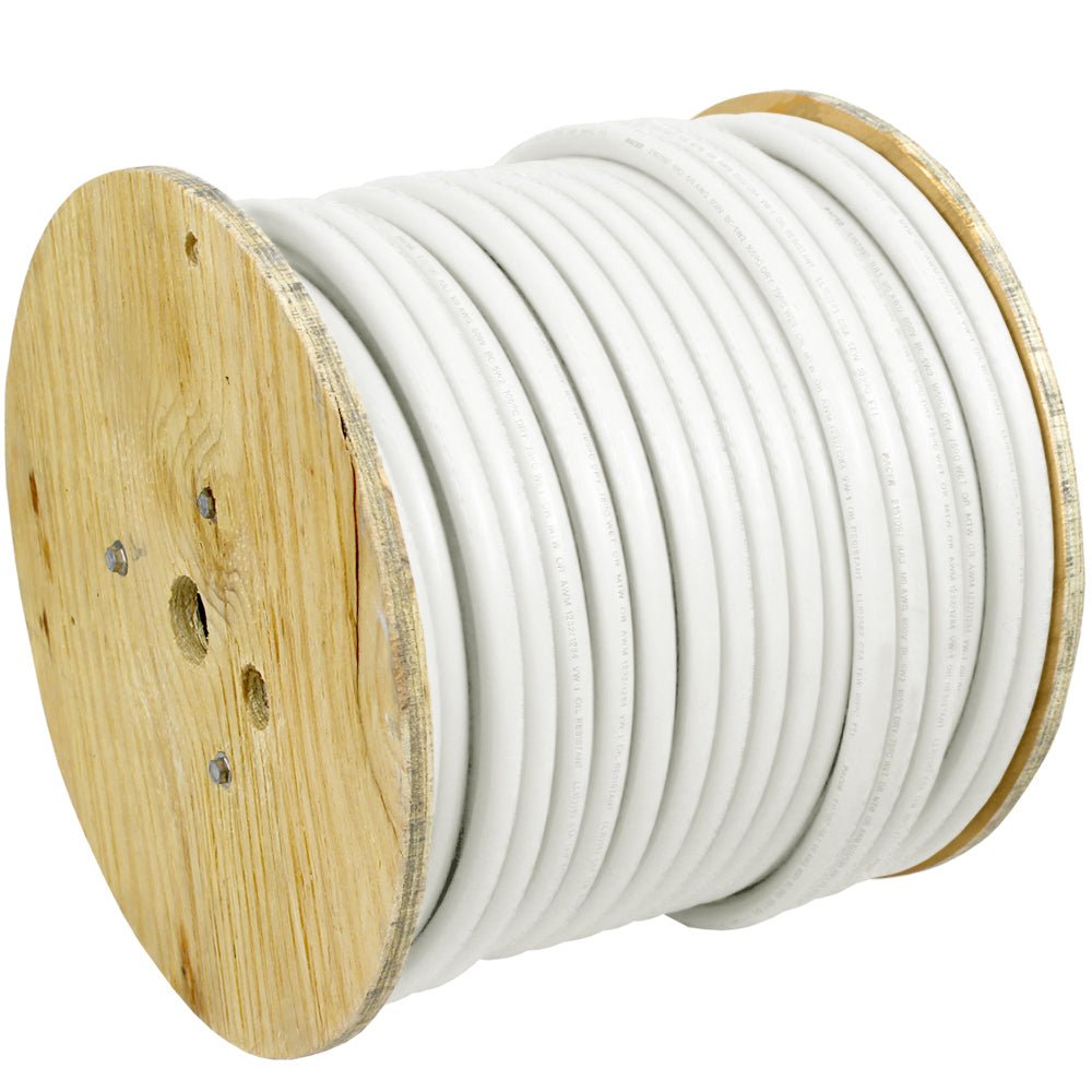 Pacer White 6 AWG Battery Cable - 250&39; - Marine Parts OnlyElectricalPacer Group