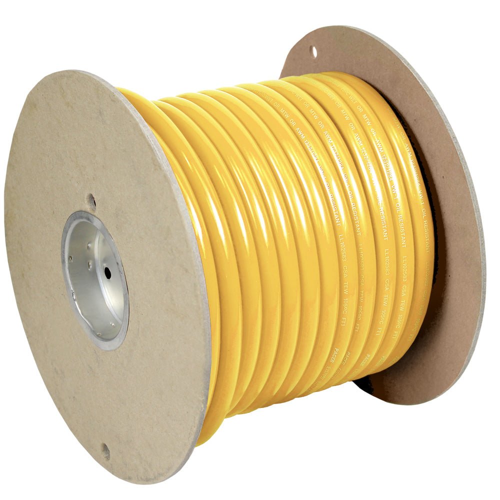 Pacer Yellow 1 AWG Battery Cable - 100&39; - Marine Parts OnlyElectricalPacer Group