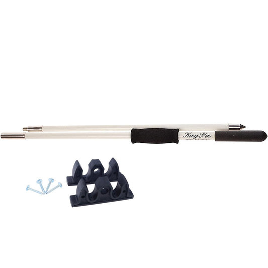 Panther 8&39; King Pin Anchor Pole - 2 - Piece - White - Marine Parts OnlyAnchoring & DockingPanther Products