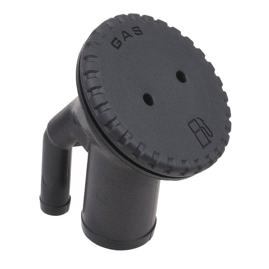 Perko 0542 Vented Fill f/1 - 1/2" Hose - Angled Neck - Gas - Black - Marine Parts OnlyMarine Plumbing & VentilationPerko