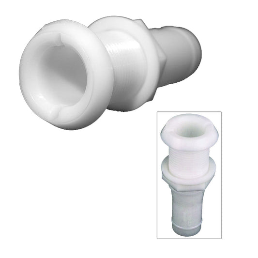 Perko 3/4" Thru - Hull Fitting f/Hose - Plastic Narrow Flange - Marine Parts OnlyMarine Plumbing & VentilationPerko