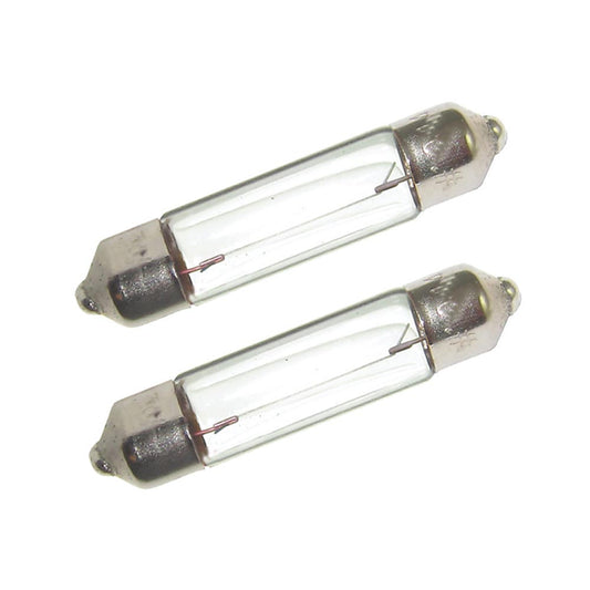 Perko Double Ended Festoon Bulbs - 12V, 10W, .80A - Pair - Marine Parts OnlyLightingPerko