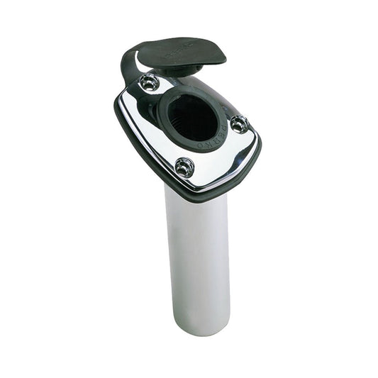 Perko Fishing Rod Holder - 65&deg; Angled Flush Mount - Chrome Plated Zinc - Marine Parts OnlyHunting & FishingPerko