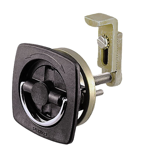 Perko Flush Latch - Non - Locking - 2.5" x 2.5" w/Offset Adjustable Cam Bar - Marine Parts OnlyMarine HardwarePerko
