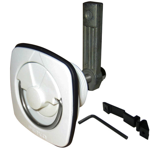 Perko Flush Latch - White - Marine Parts OnlyMarine HardwarePerko