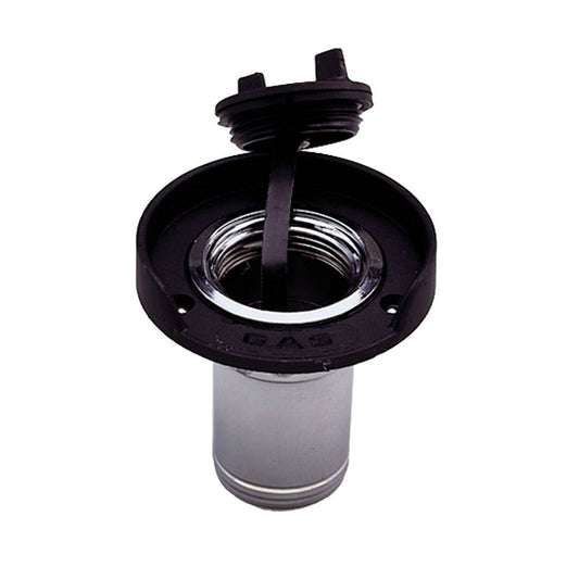 Perko Gas Fill f/1 - 1/2" Hose - Chrome Plated Zinc, Black Flange - Marine Parts OnlyMarine Plumbing & VentilationPerko