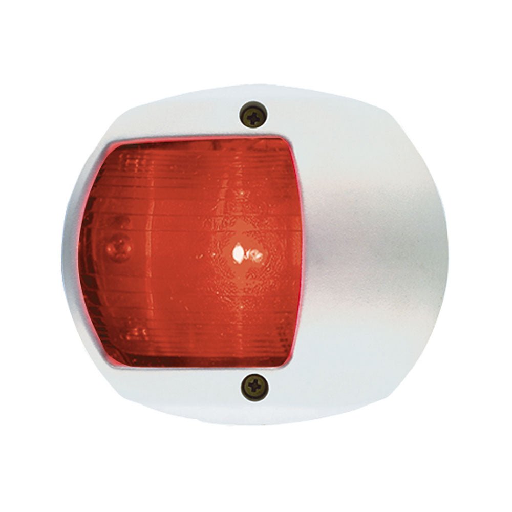 Perko LED Side Light - Red - 12V - White Plastic Housing - Marine Parts OnlyLightingPerko