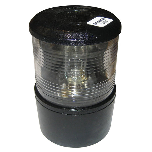 Perko Masthead Light f/Sail or Power Less Than 20M - 12VDC - Black Base Mount/White Light - Marine Parts OnlyLightingPerko
