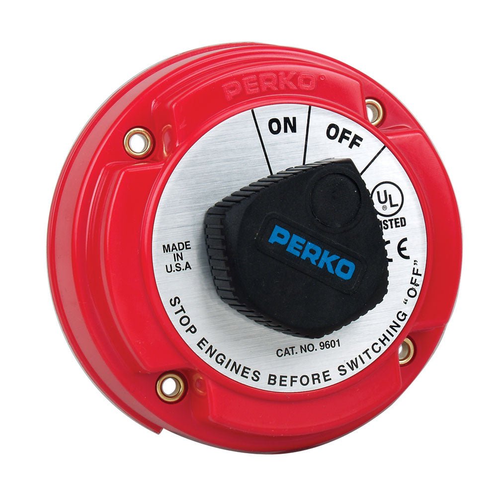Perko Medium Duty Battery Disconnect Shut Off/On - 250 Amp Continuous, 12 - 32VDC - Marine Parts OnlyElectricalPerko