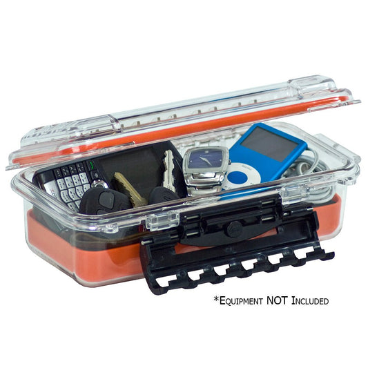Plano Waterproof Polycarbonate Storage Box - 3500 Size - Orange/Clear - Marine Parts OnlyOutdoorPlano
