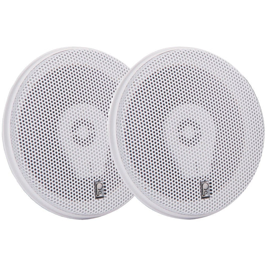 Poly - Planar MA - 8505W 5" 200 Watt Titanium Series Speakers - White - Marine Parts OnlyEntertainmentPoly - Planar