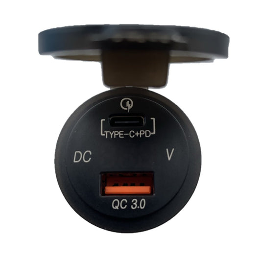 Poly - Planar Panel Mount USB Charging Ports - 12V - Marine Parts OnlyEntertainmentPoly - Planar