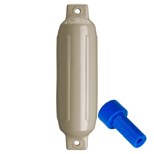 Polyform G - 1 Twin Eye Fender 3.5" x 12.8" - Sand w/Adapter - Marine Parts OnlyAnchoring & DockingPolyform U.S.