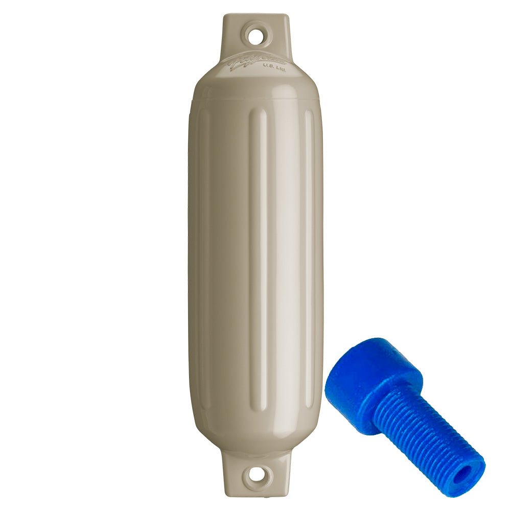Polyform G - 2 Twin Eye Fender 4.5" x 15.5" - Sand w/Adapter - Marine Parts OnlyAnchoring & DockingPolyform U.S.