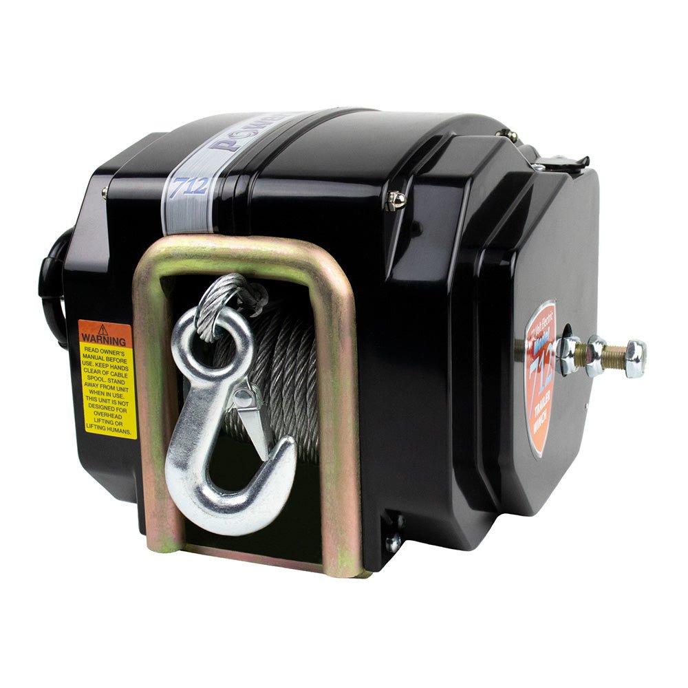 Powerwinch 712A Trailer Winch w/20&39; Strap - Marine Parts OnlyTraileringPowerwinch