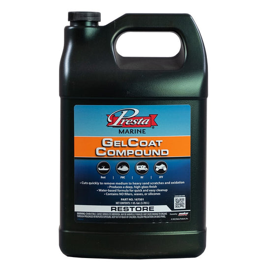 Presta Gel Coat Compound - 1 Gallon - Marine Parts OnlyBoat OutfittingPresta