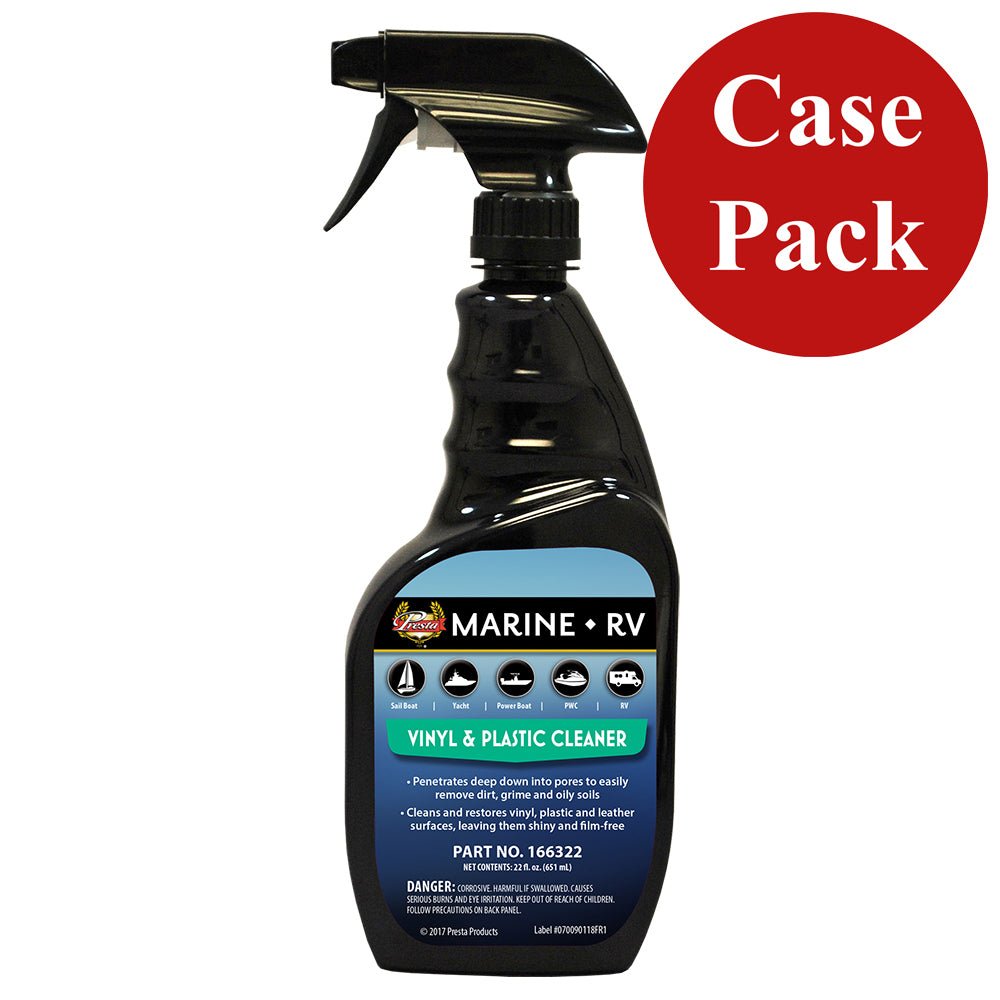 Presta Marine Vinyl &amp; Plastic Cleaner - 22oz - *Case of 12* - Marine Parts OnlyBoat OutfittingPresta