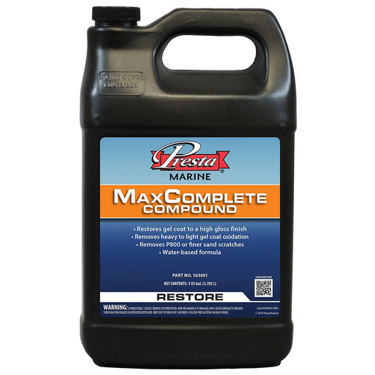 Presta MaxComplete Compound - 1 - Gallon - Marine Parts OnlyBoat OutfittingPresta
