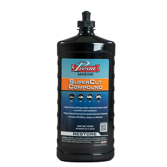 Presta Super Cut Compound - 32 fl oz - Marine Parts OnlyBoat OutfittingPresta
